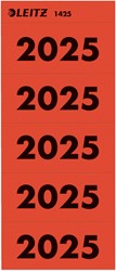 Rugetiket Leitz 2025 rood 100 stuks 100 Stuk