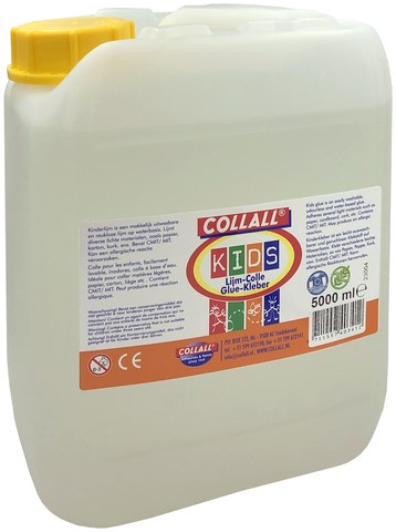 Kinderlijm Collall uitwasbaar jerrycan 5 liter 1 Stuk