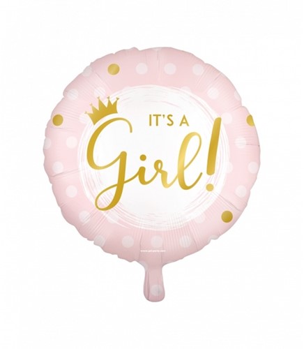 Paperdreams Foil balloon - It's a girl! 1 Stuk