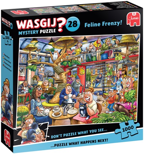 Wasgij Mystery 28 - Feline Frenzy! 1000 st 1 Stuk
