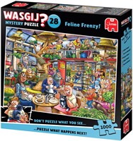 Wasgij Mystery 28 - Feline Frenzy! 1000 st 1 Stuk-2