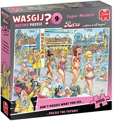 Wasgij Retro Destiny 9 - Super Models! 1000 st 1 Stuk