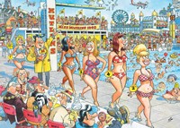 Wasgij Retro Destiny 9 - Super Models! 1000 st 1 Stuk-1