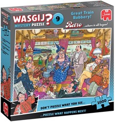 Wasgij Mystery 9 - The Great Train Robbery 1000 st 1 Stuk