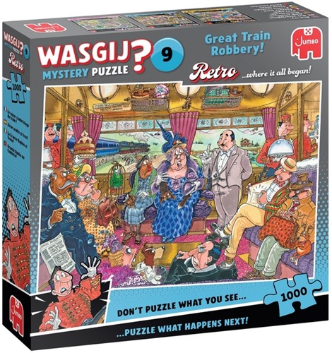 Wasgij Mystery 9 - The Great Train Robbery 1000 st 1 Stuk