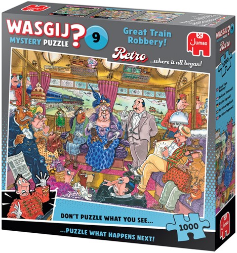 Wasgij Mystery 9 - The Great Train Robbery 1000 st 1 Stuk-2