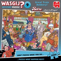 Wasgij Mystery 9 - The Great Train Robbery 1000 st 1 Stuk-3