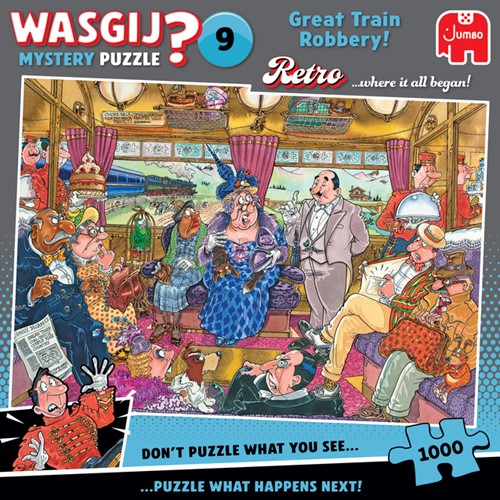 Wasgij Mystery 9 - The Great Train Robbery 1000 st 1 Stuk-3
