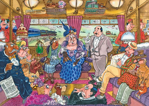 Wasgij Mystery 9 - The Great Train Robbery 1000 st 1 Stuk-1