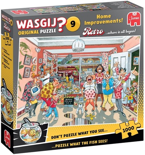 Wasgij Retro Original 9 Home Improvements 1000 st 1 Stuk