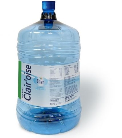 Waterfles Eden Springs Clairoise 18.9 liter 1 Stuk