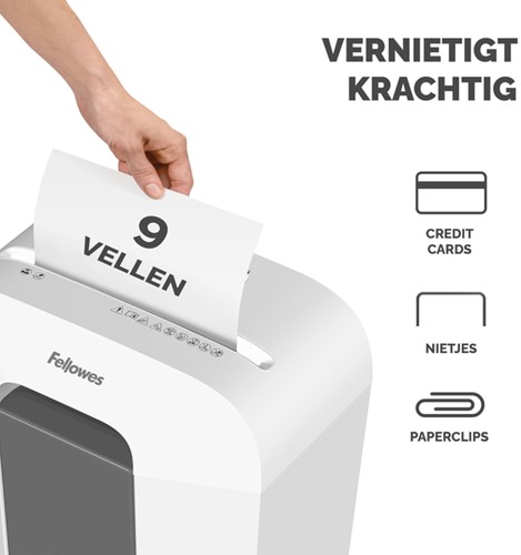 Papiervernietiger Fellowes LX50 4x37mm wit 1 Stuk-2