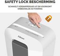 Papiervernietiger Fellowes LX50 4x37mm wit 1 Stuk-2