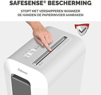 Papiervernietiger Fellowes LX65 4x40mm wit 1 Stuk-2