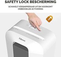 Papiervernietiger Fellowes LX25 4x37mm wit 1 Stuk-2