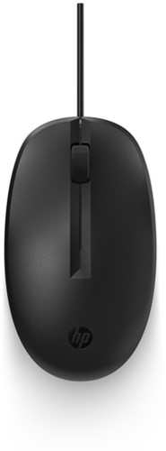 Muis HP 125 bedraad zwart 1 Stuk