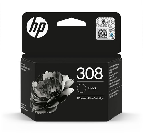 Inktcartridge HP 7FP21UE 308 zwart 1 Stuk