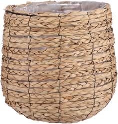 Plantenmand Mica Avalon zeegras rond l.bruin 1 Stuk