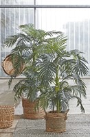 Kunstplant Mica Areca palm in plastic pot 1 Stuk-3