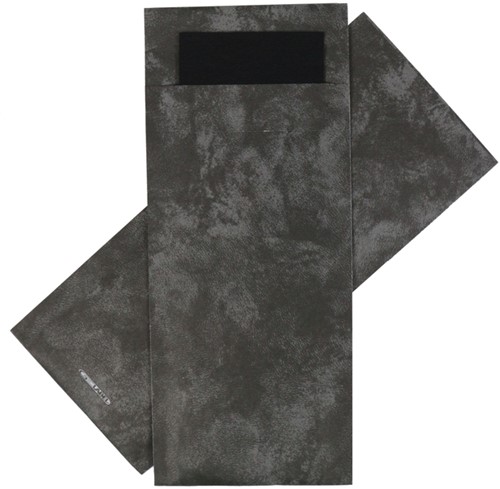 Bestekzakje IEZZY 190x85mm zwart antr. 500 Stuk