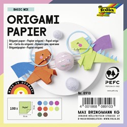 Origami papier Folia 20x20cm tr 42gr 500vel 10kl 500 Vel