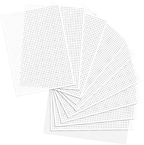 Borduurkaarten Folia 17.5 x x24.5cm 300gr 40v wit 40 Vel-2