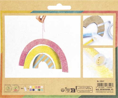 Glitterpoeder Bio Folia Rainbow 7gr 10 kleuren 10 Tube-3