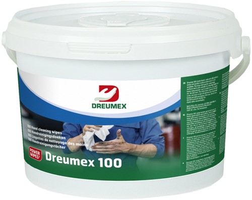 Handreinigingsdoek Dreumex 100 emmer 100 stuks wit 100 Vel-2