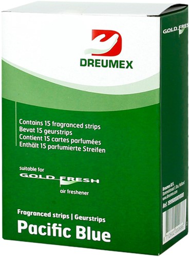 Luchtverfrisser Dreumex Gold Fresh Pacific Blue 15 Stuk-3