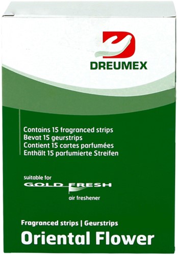 Luchtverfrisser Dreumex Gold Fresh Oriental Flower 15 Stuk