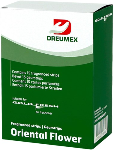 Luchtverfrisser Dreumex Gold Fresh Oriental Flower 15 Stuk-3