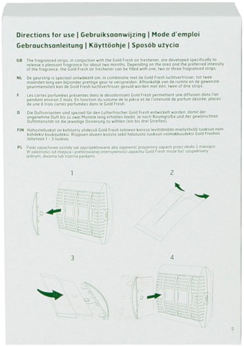 Luchtverfrisser Dreumex Gold Fresh Oriental Flower 15 Stuk-1