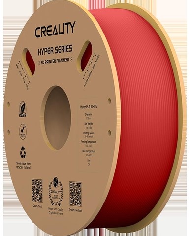 3D Filament Creality Hyper PLA 1.75mm rood 1kg 1 Stuk