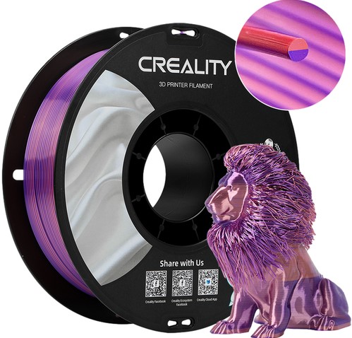 3D Filament Creality PLA 1.75mm Silk roze ps 1kg 1 Stuk