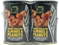 Pinda's NoyNuts gesuik en gebrand amand blik 135gr 135 Gram-3