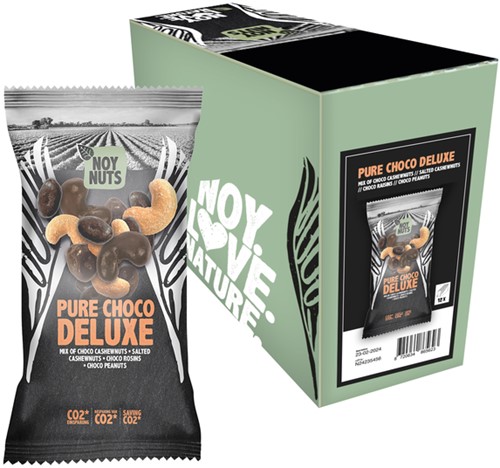 Cashewnoten NoyNuts pure choco deluxe mix zak 45gr 45 Gram