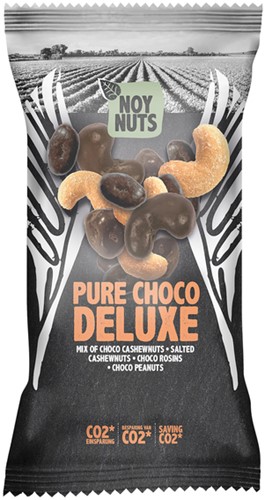 Cashewnoten NoyNuts pure choco deluxe mix zak 45gr 45 Gram-2