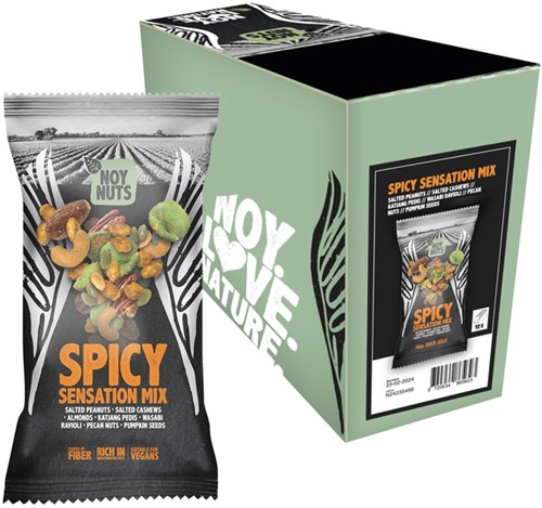 Noten NoyNuts spicy sensation mix zak 45 gram 45 Gram