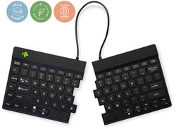 Toetsenbord R-Go Split Break QWERTY WL zw 1 Stuk