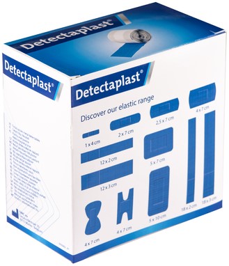 Elastische bl textielpleister Detectaplast 6cmx5m 1 Rol-1