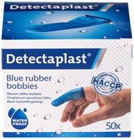Vingerlingen Detectaplast rubber blauw 50 Stuk-2