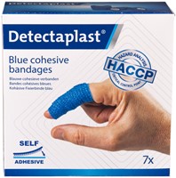 Cohesief verband blauw Detectaplast assorti 7stuks 7 Stuk