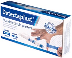Elastische bl textielpleister Detectaplast 180x20 100 Stuk