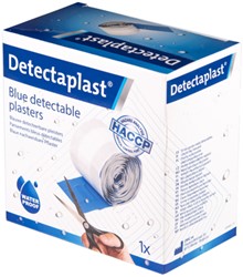 Waterafstotende bl pleister Detectaplast 6cmx5m 1 Rol