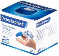 Snelpleister blauw Detectaplast 2.5cmx4.5m 3 Stuk
