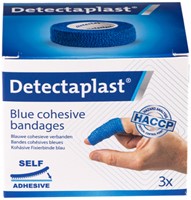 Snelpleister blauw Detectaplast 2.5cmx4.5m 3 Stuk-2