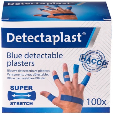 Elastische bl textielpleister Detectaplast assorti 100 Stuk-2