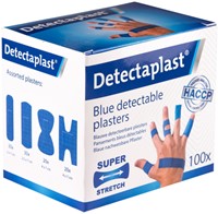 Elastische bl textielpleister Detectaplast assorti 100 Stuk-3