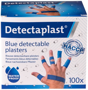 Waterafstotende bl pleister Detectaplast assorti 100 Stuk-2