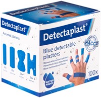 Waterafstotende bl pleister Detectaplast assorti 100 Stuk-3